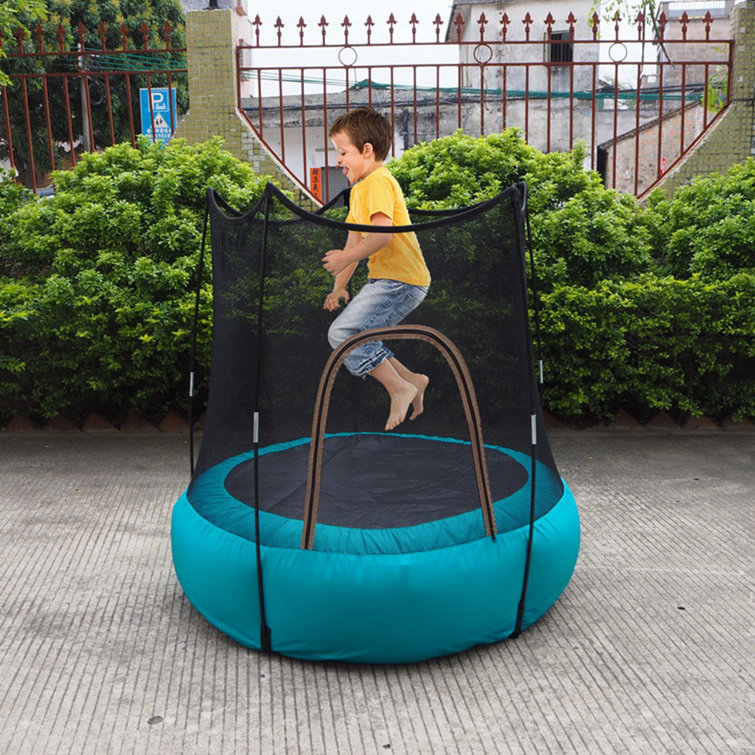 Inflatable trampoline outlet